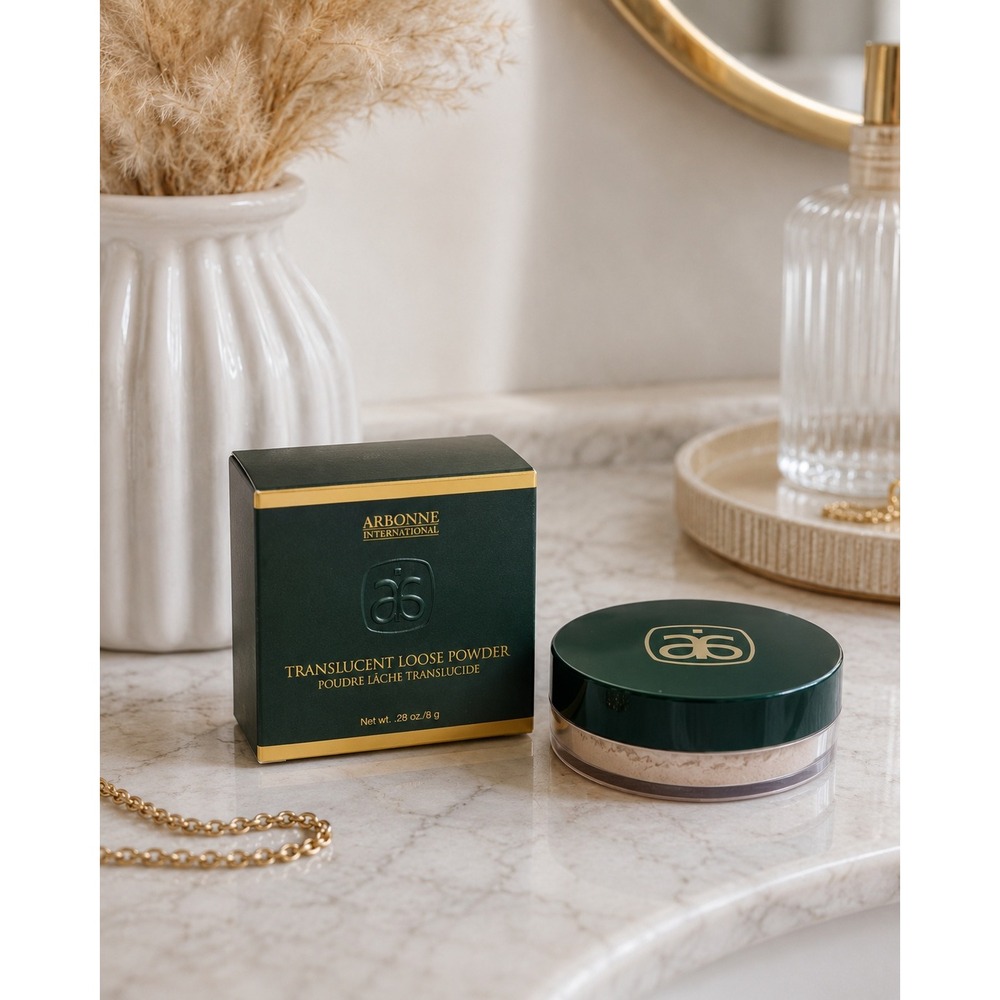 Arbonne International Translucent Loose Powder No‎ 1 Face Setting Makeup 0.39oz